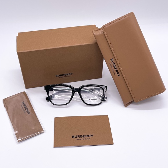 NEW BURBERRY DORIEN BE2324 3001 WOMEN’S EYEGLASSES BURBERRY B 2324 BLACK EYEWEAR - Picture 12 of 13